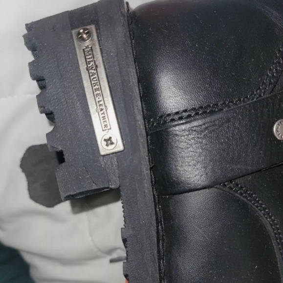 women's Milwaukee leather boots size 7 - Picture 2 of 4